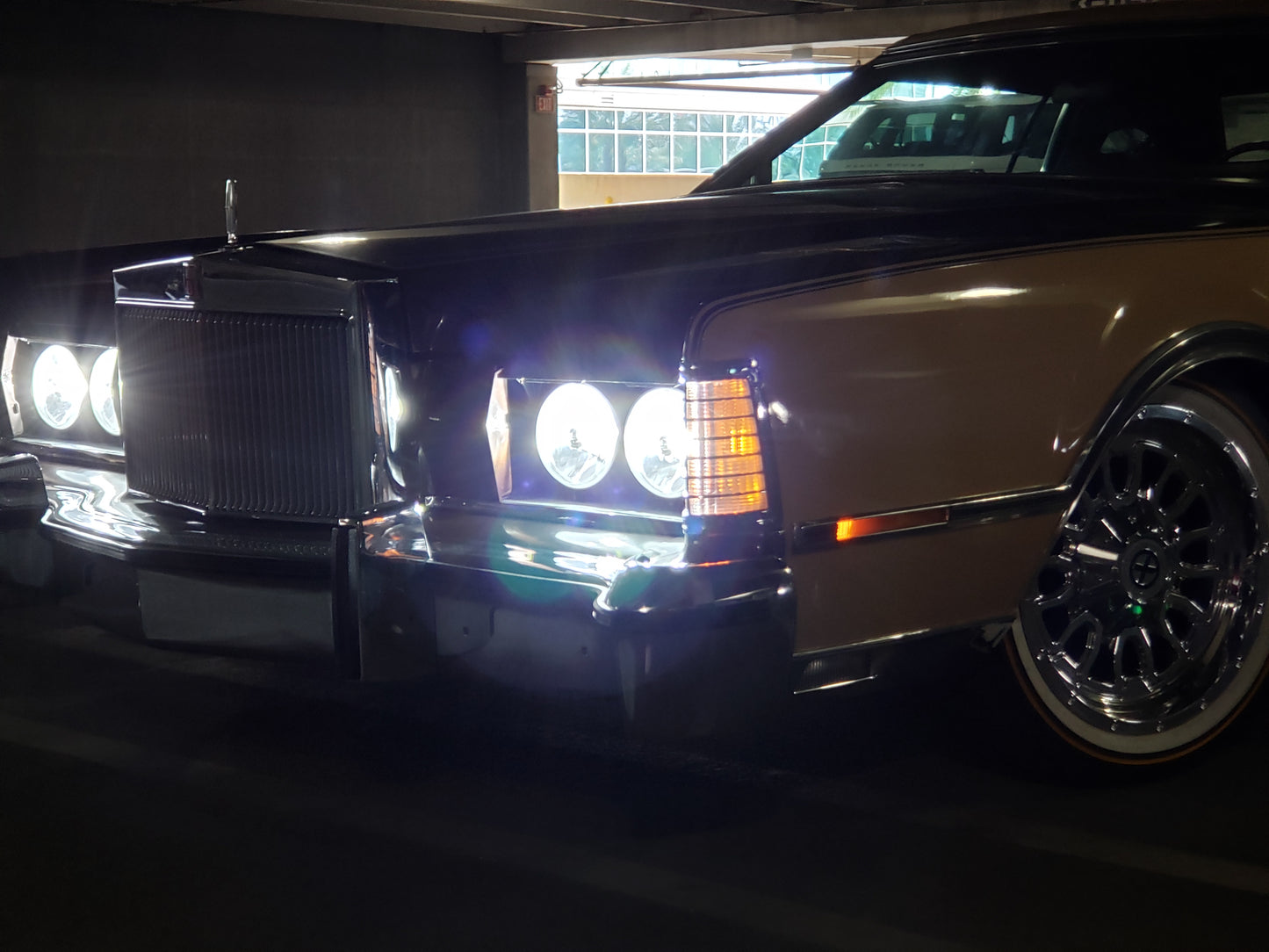 1976 Lincoln Continental Mark IV custom LS3 Hourly Rental Car Handler and Photoshoot Support