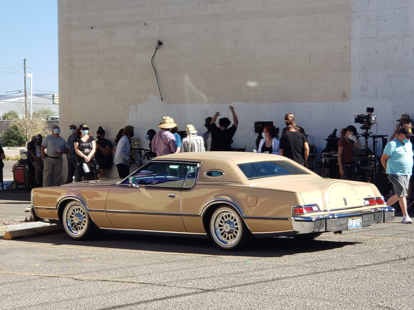 1976 Lincoln Continental Mark IV custom LS3 Hourly Rental Car Handler and Photoshoot Support