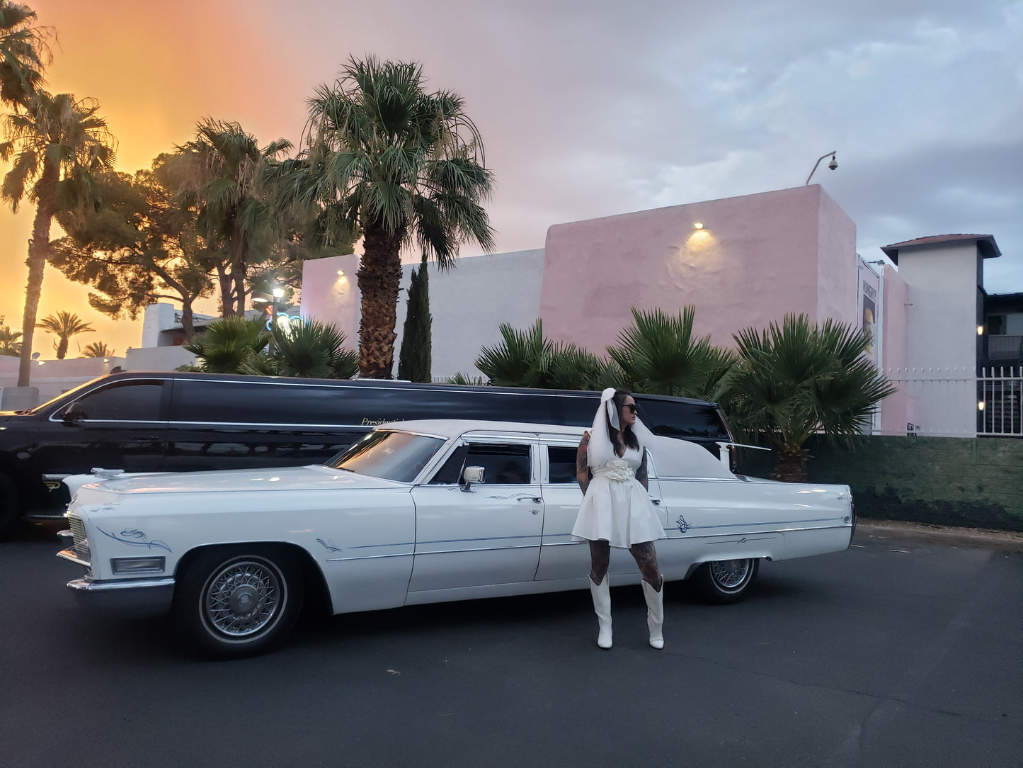 1968 Cadillac Presidential Limo Hourly Rental Car Handler and Photoshoot Support
