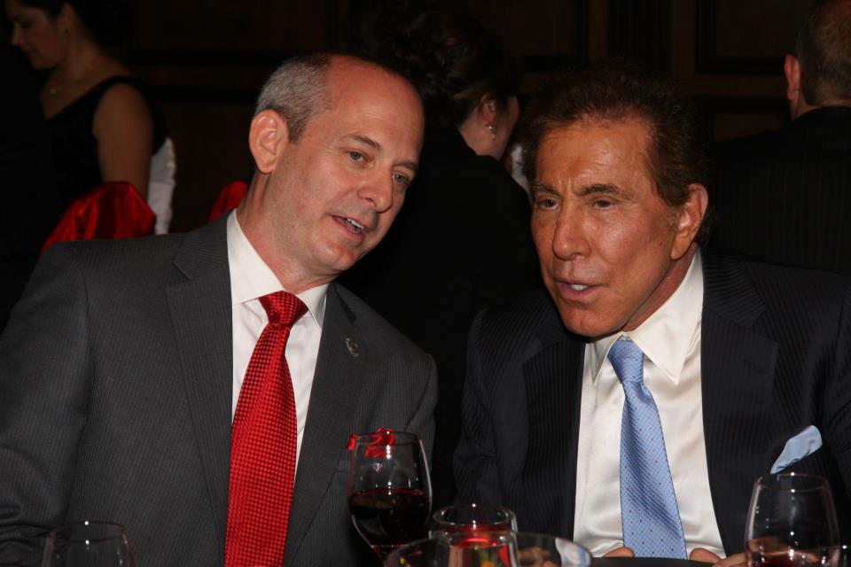 Jonathan Warren and Steve Wynn at Thriller Villa