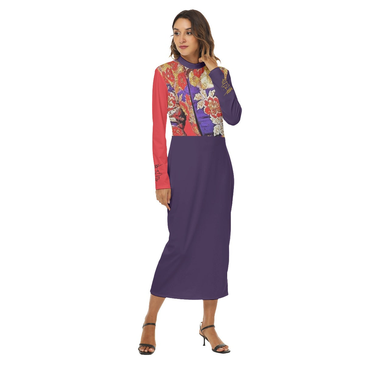 Liberace Nudie Cohn Costume Print Dress
