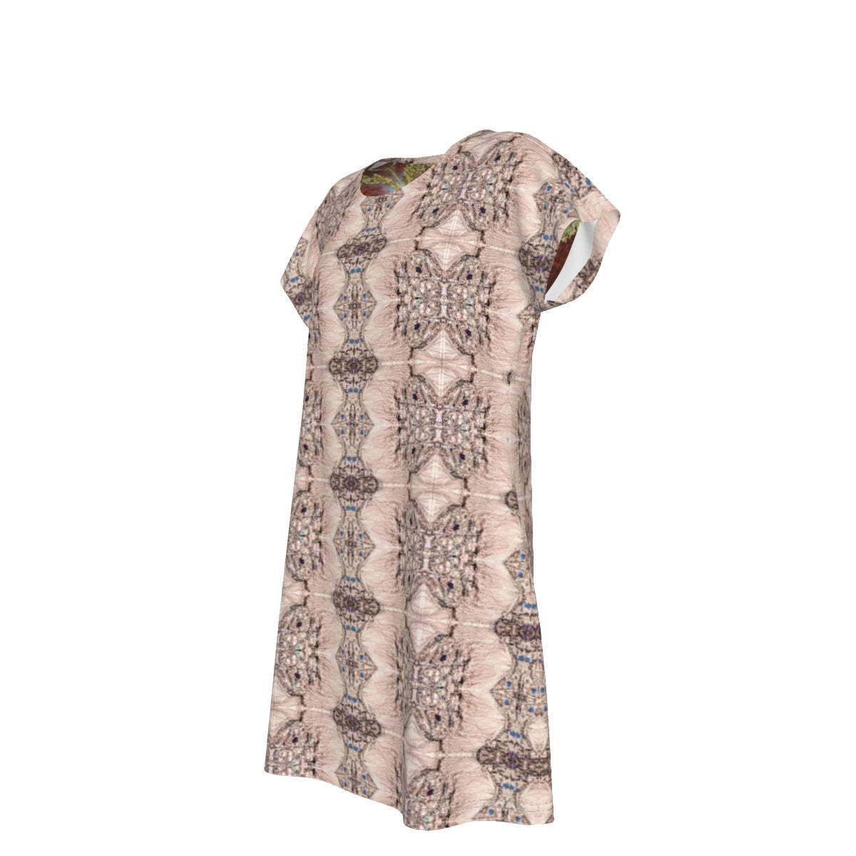 Liberace Ruffle Print Butterfly Dress