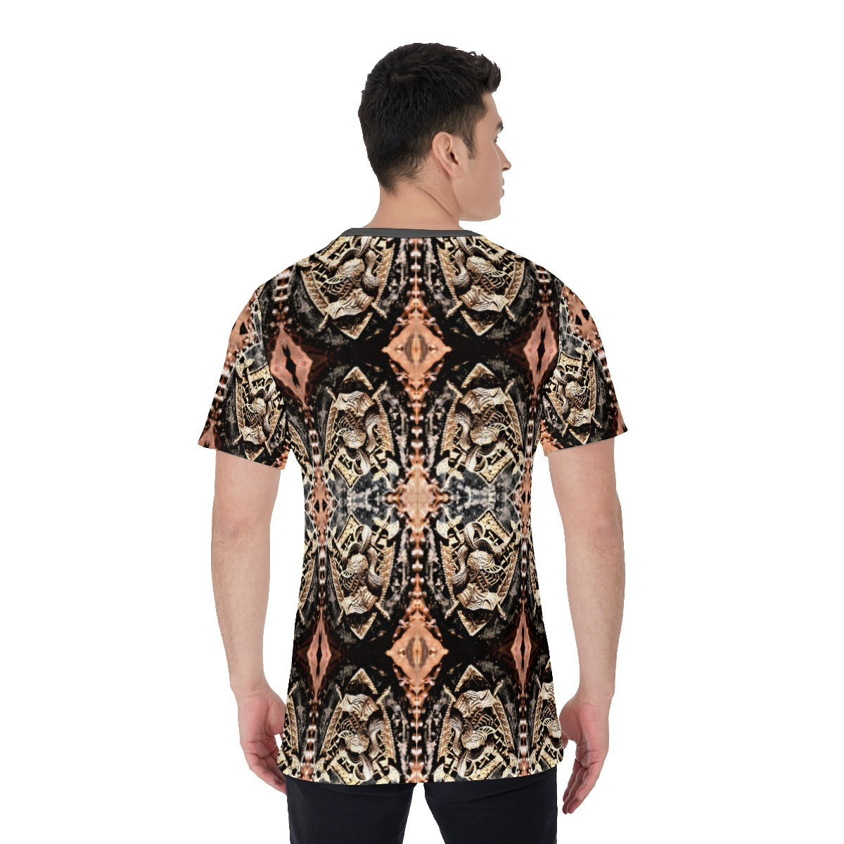 Liberace Coat of Arms Pattern Mens Tshirt