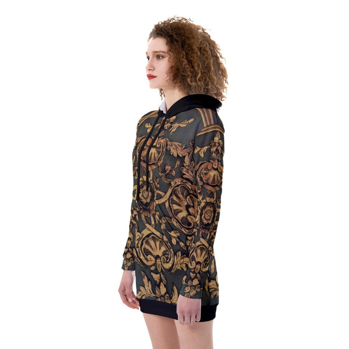 Liberace Pleyel Pattern Sweatshirt Dress