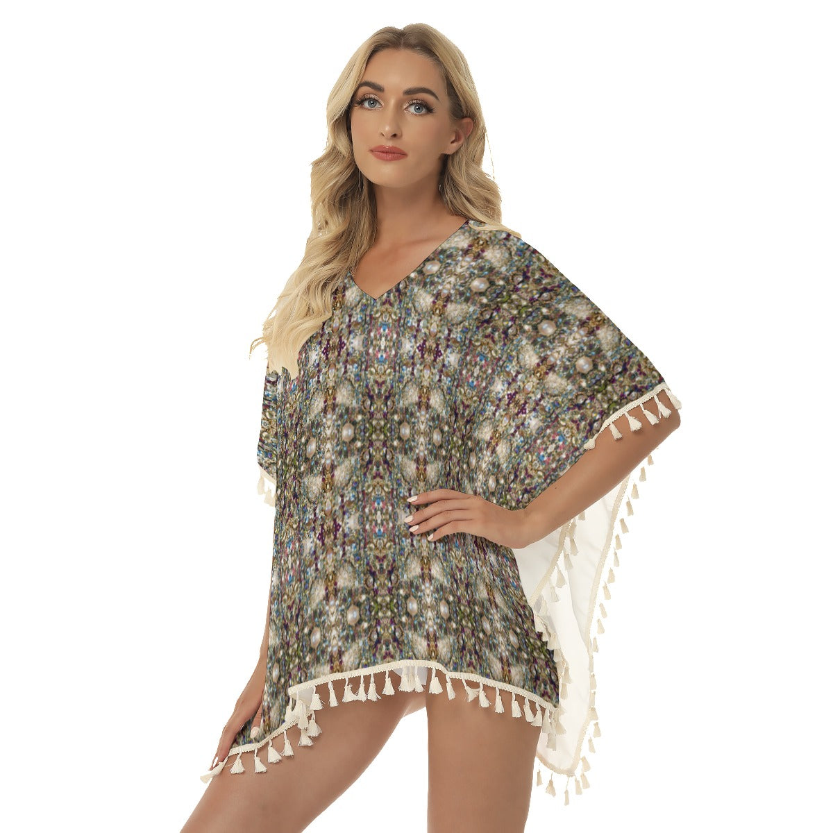 Liberace Costume Pattern Print Shawl