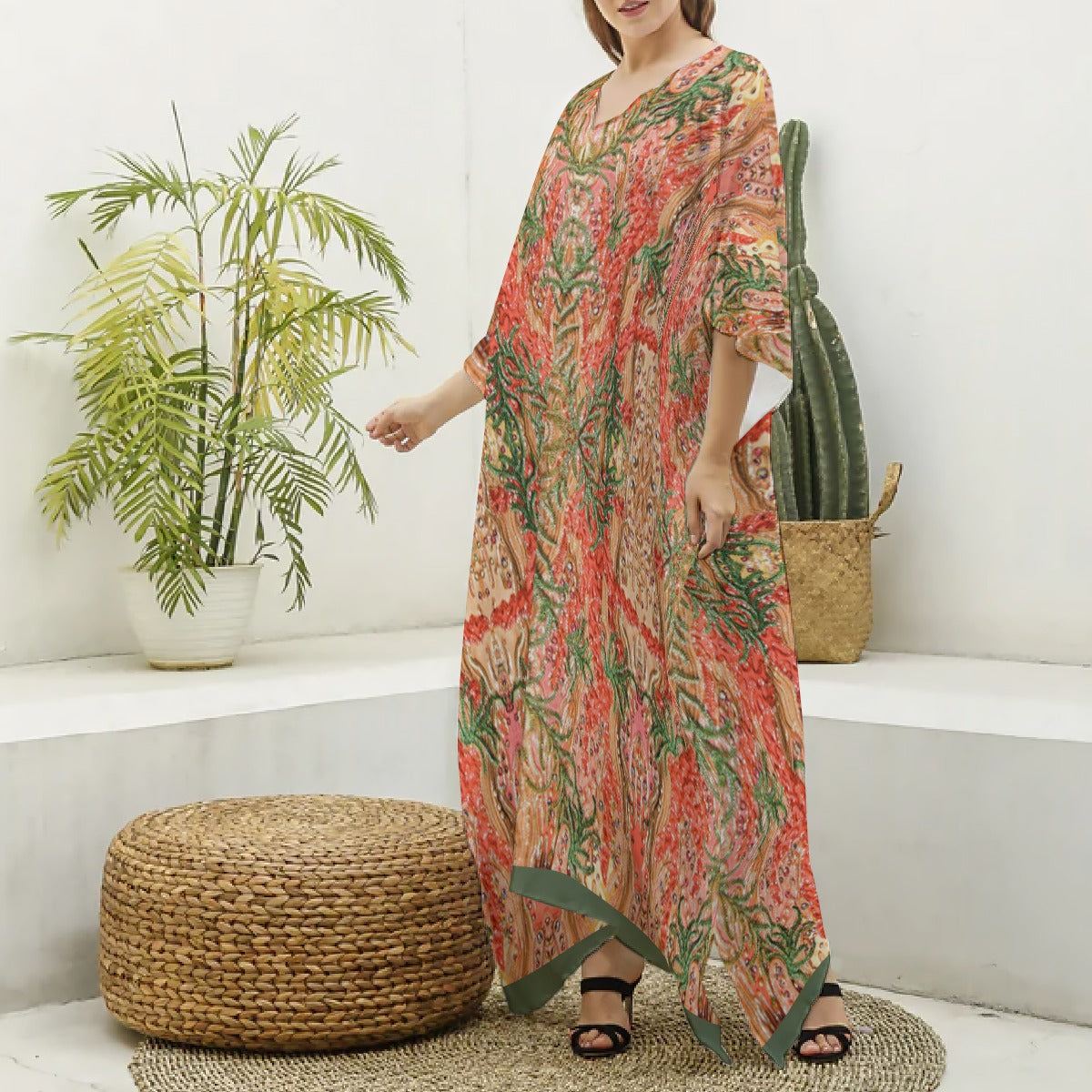 Liberace Costume Print Kaftan