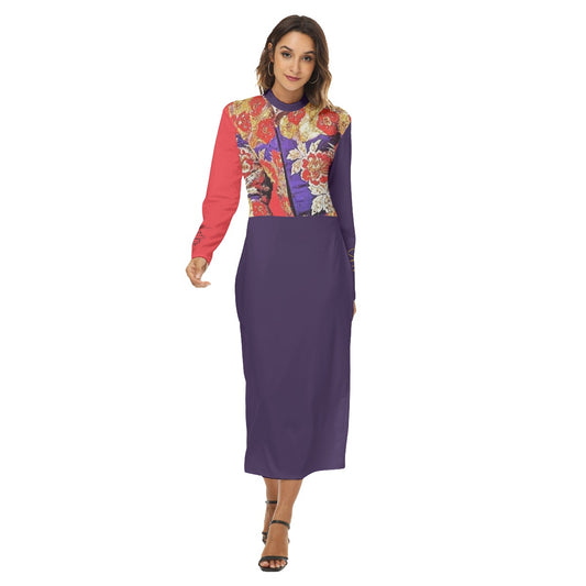 Liberace Nudie Cohn Costume Print Dress
