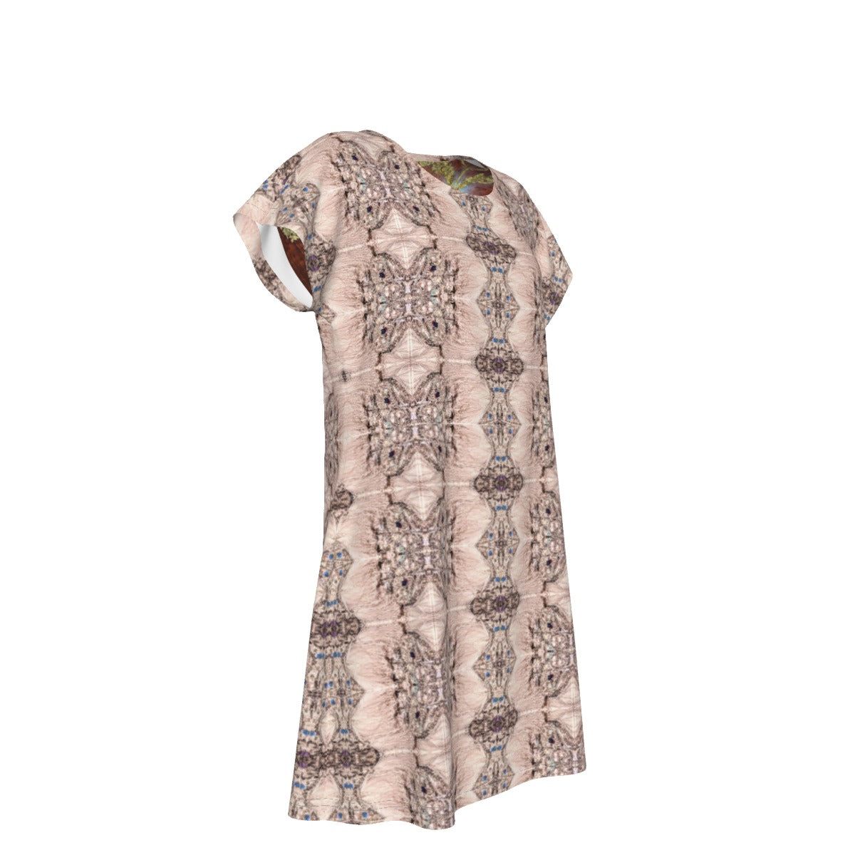 Liberace Ruffle Print Butterfly Dress