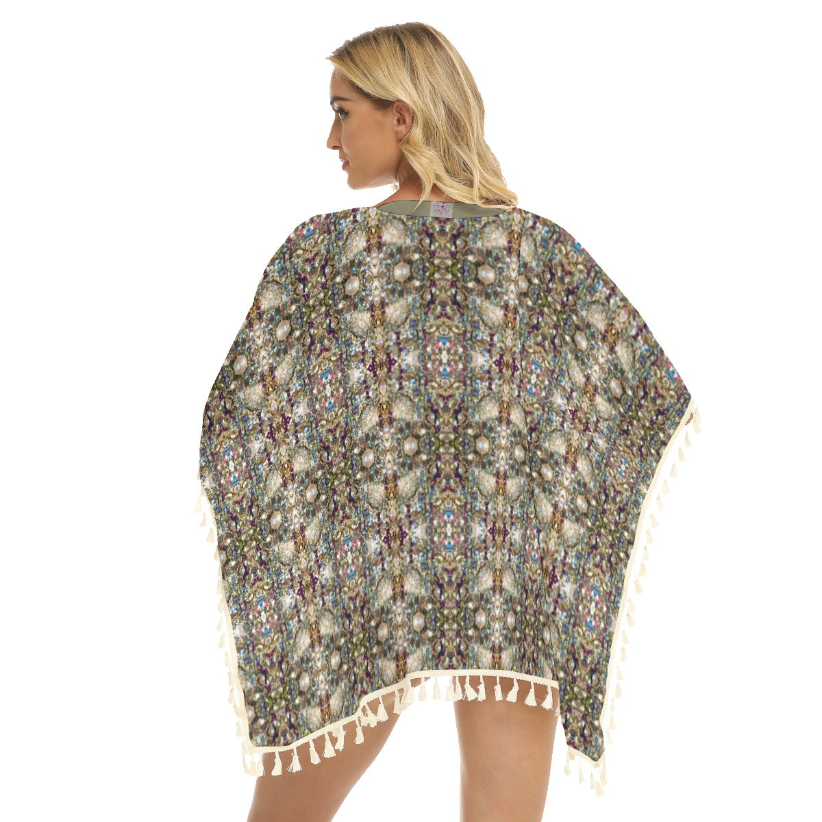 Liberace Costume Pattern Print Shawl