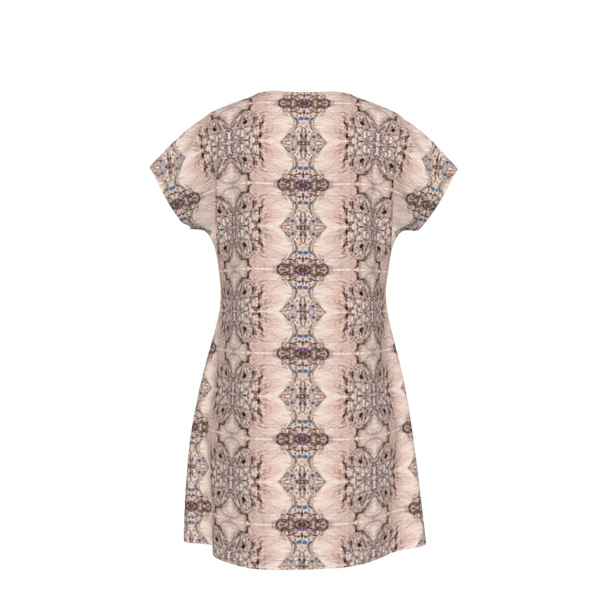 Liberace Ruffle Print Butterfly Dress