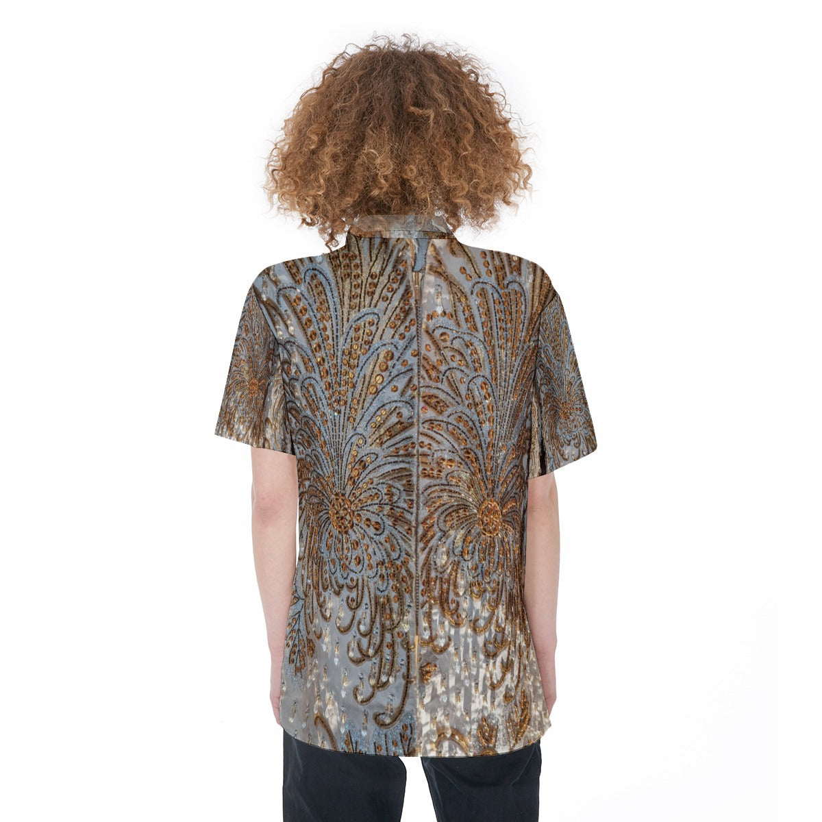 Liberace Constume Print Ladies Blouse