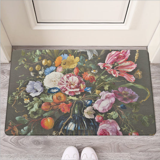 Dutch Floral Door Mat