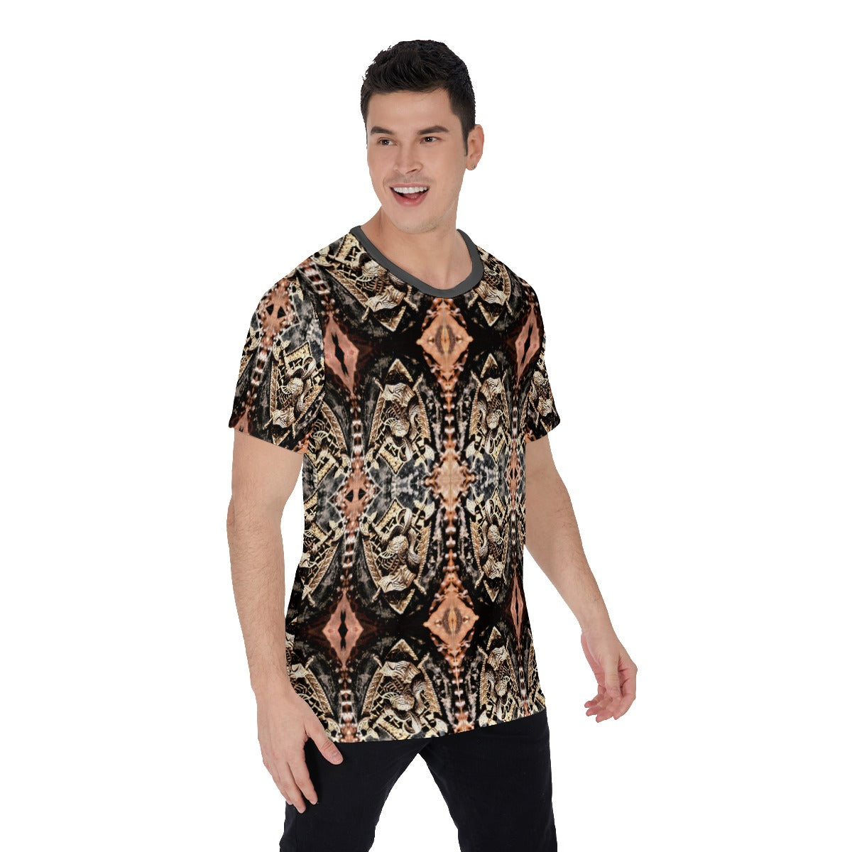 Liberace Coat of Arms Pattern Mens Tshirt