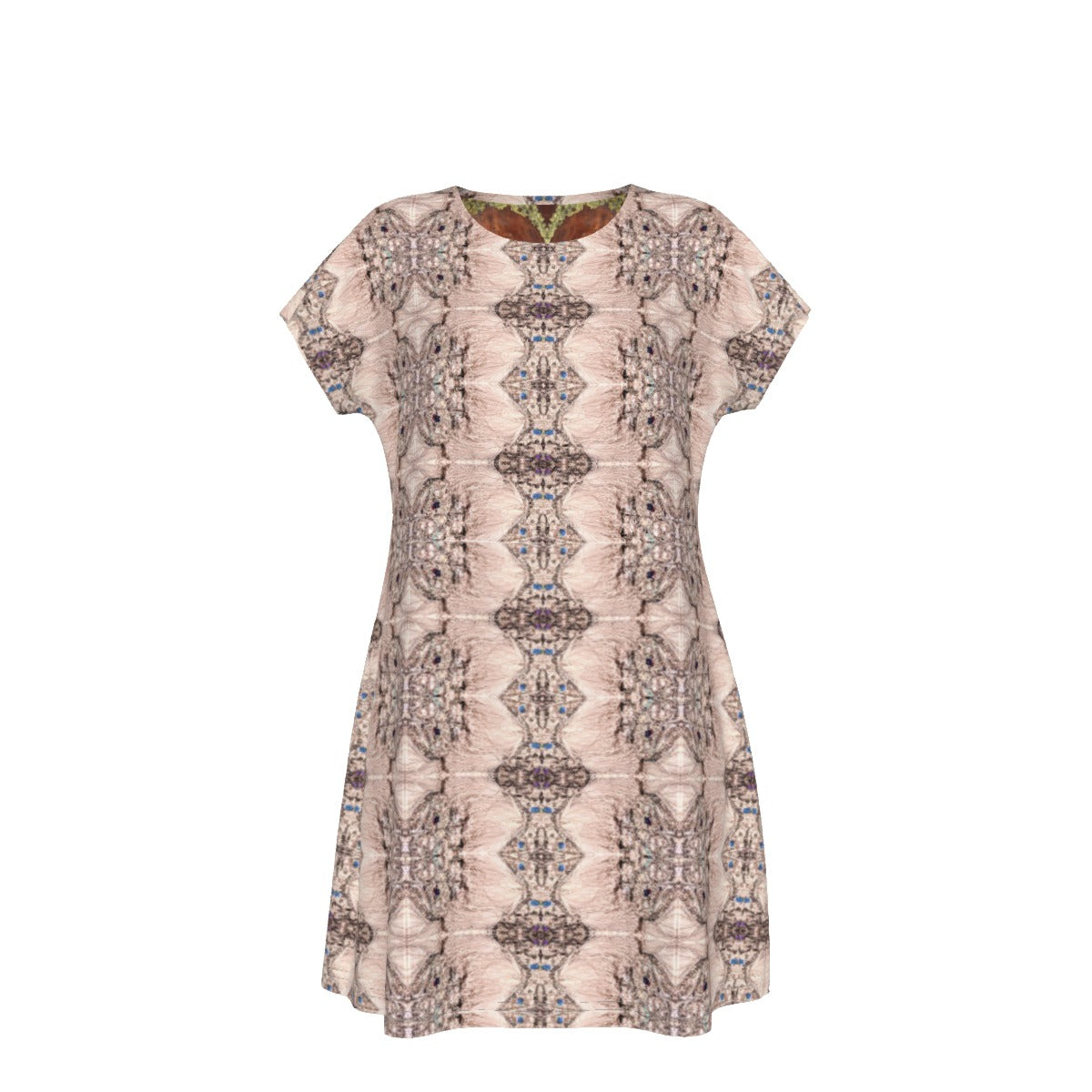 Liberace Ruffle Print Butterfly Dress