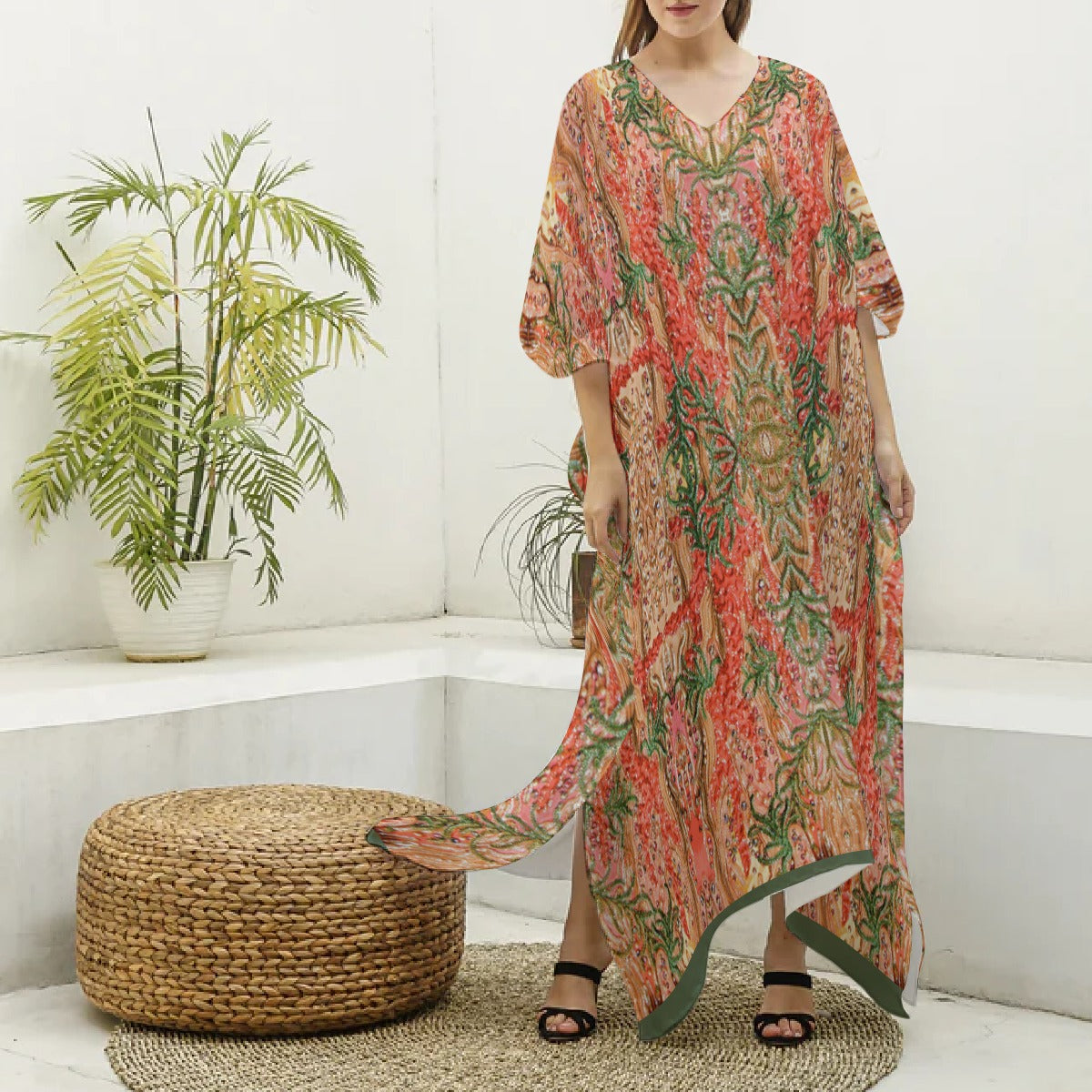 Liberace Costume Print Kaftan