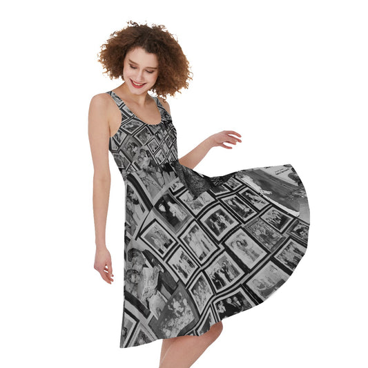 Liberace Friendship Mosaic Print Dress