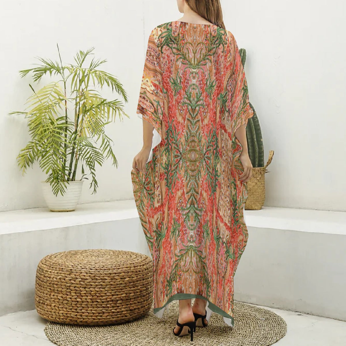 Liberace Costume Print Kaftan