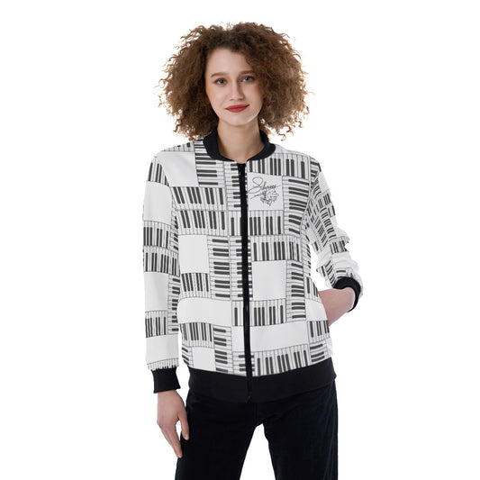 Liberace Piano Key Print Ladies' Jacket