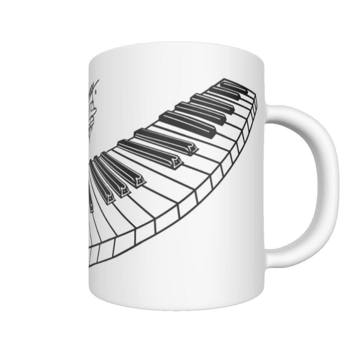 Vintage Liberace Museum Store Piano Key Logo Mug