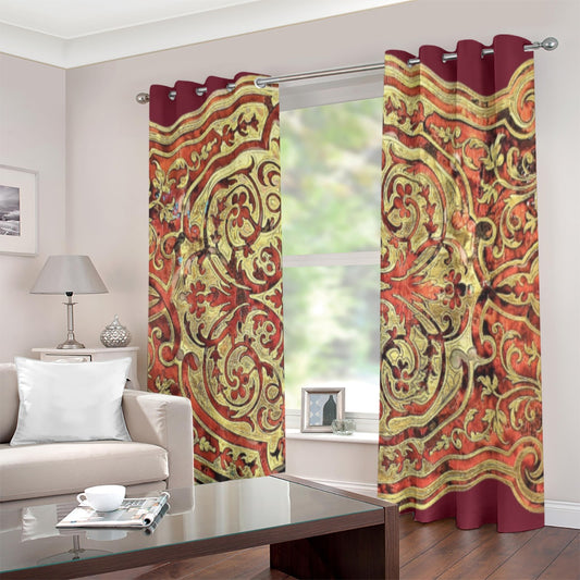 Liberace Jazz Piano Graphic Curtains