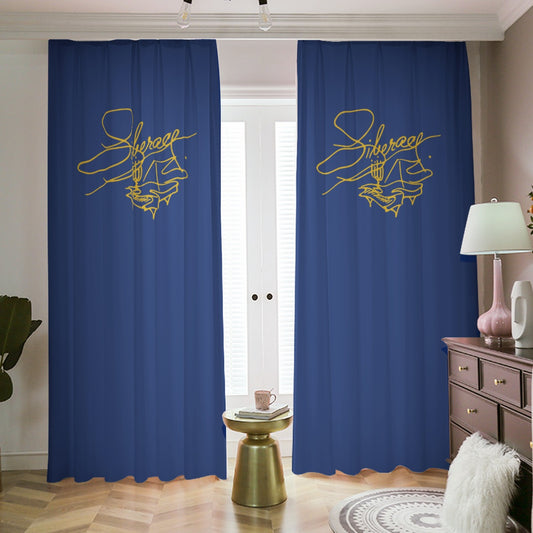 Liberace Signature Logo Blackout Curtains