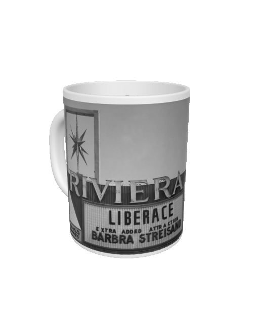 Liberace and Barbara Streisand  Marquee Mug