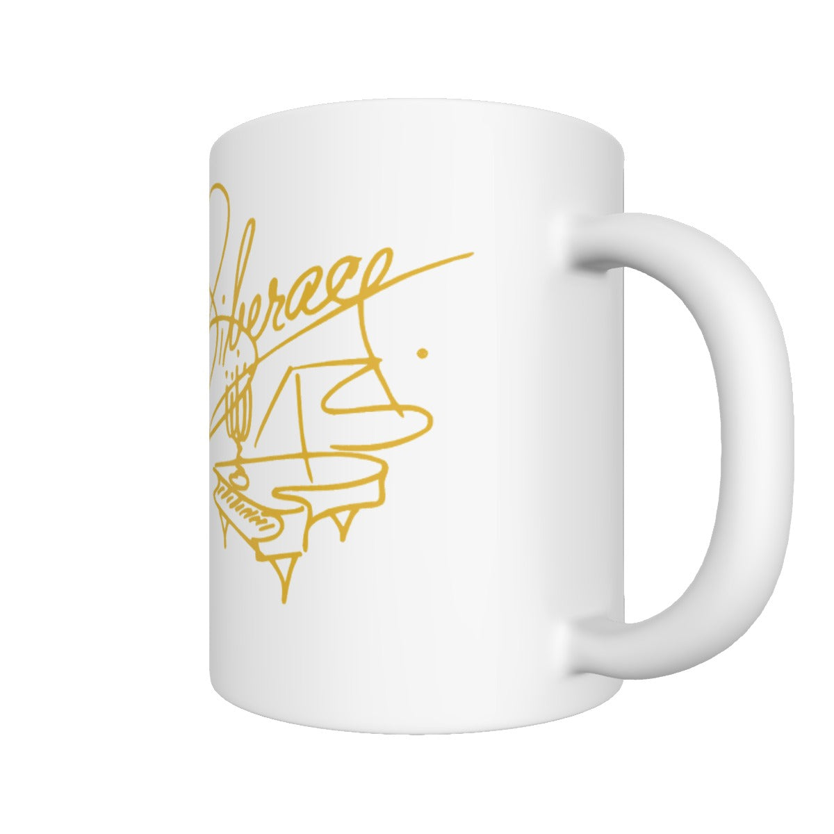 Liberace and Barbara Streisand Marquee Mug