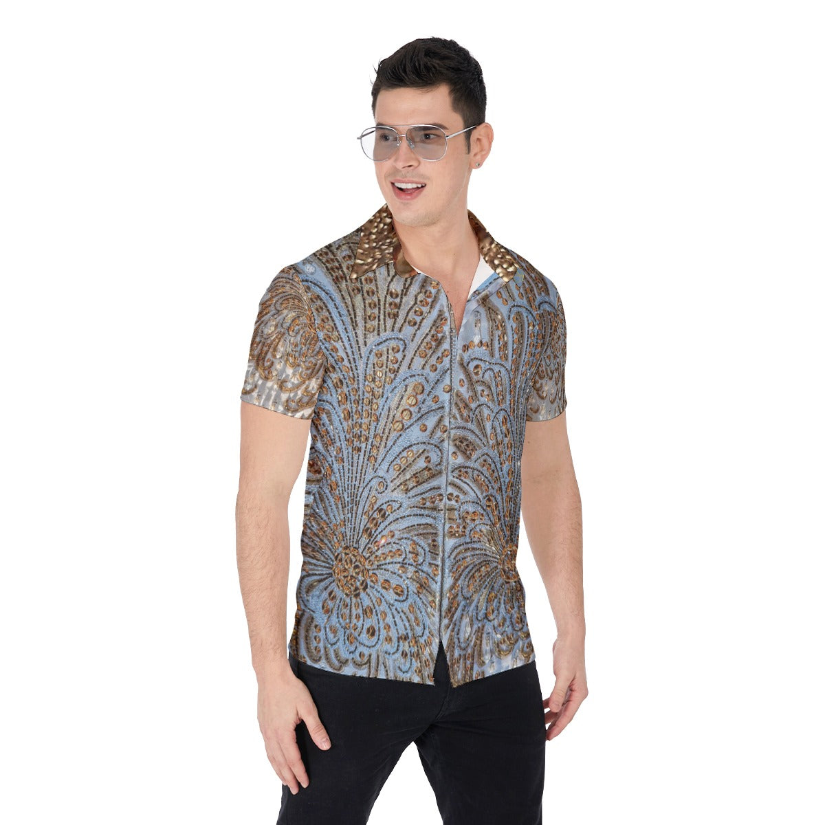 Liberace Costume Print Shirt