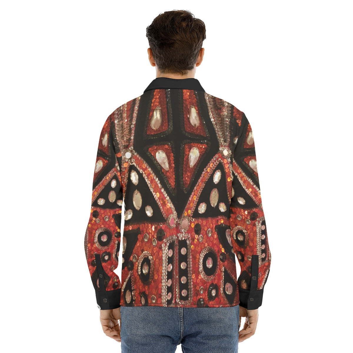 Liberace Cape Print Casino Shirt