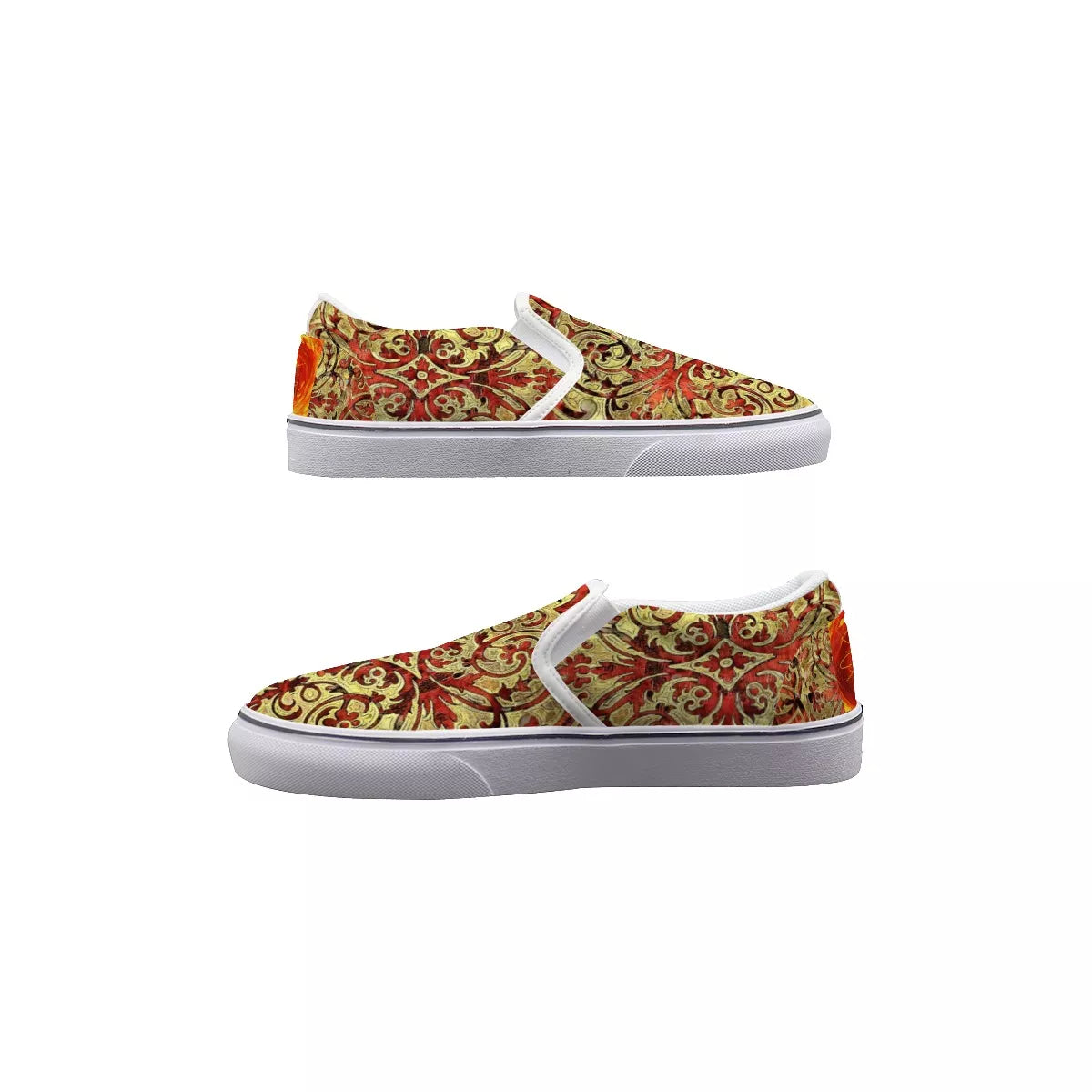 Liberace Jazz Piano Inlay Print Men's Slip-on Sneakers