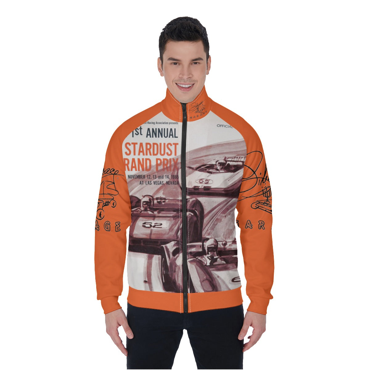 Las Vegas Grand Prix vintage graphics race jacket – Liberace Museum Store