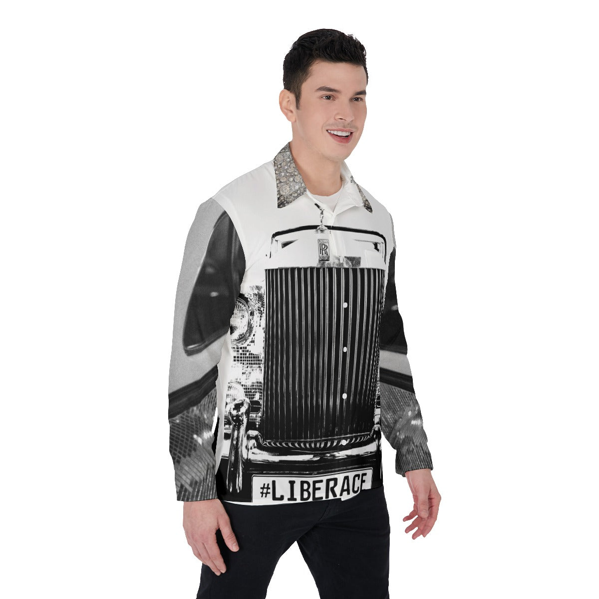 Liberace "Enter The Phantom" Long Sleeve Men's Dress Shirt