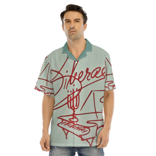 Liberace Piano Logo Bowling Shirt