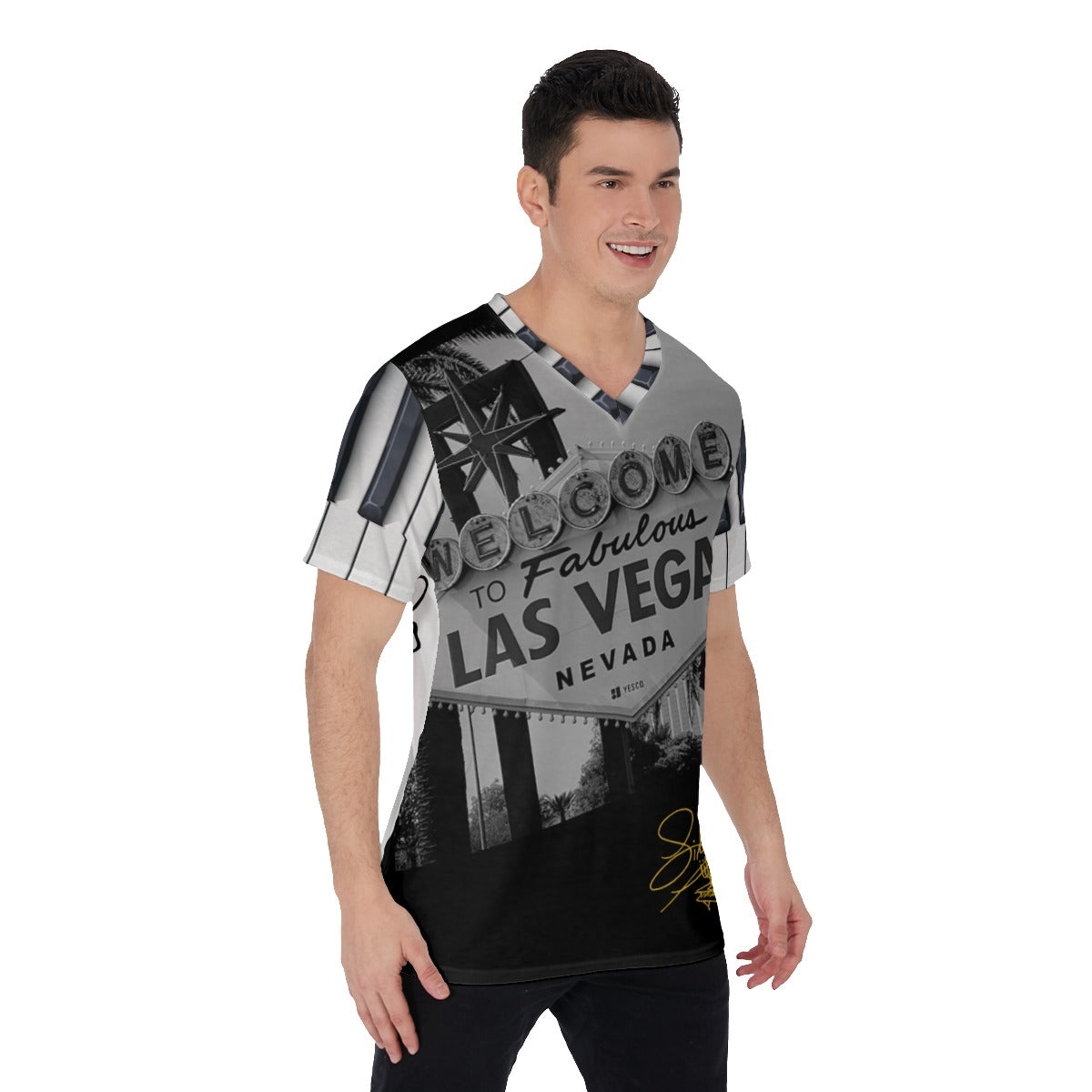 Liberace Welcome to Las Vegas Sign Men's Tshirt