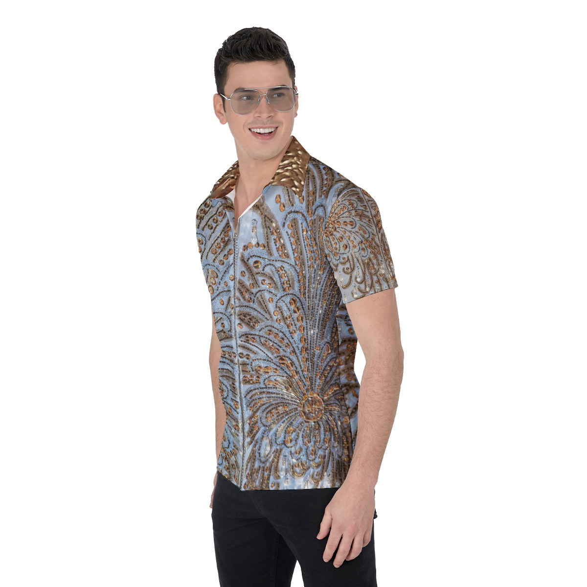 Liberace Costume Print Shirt