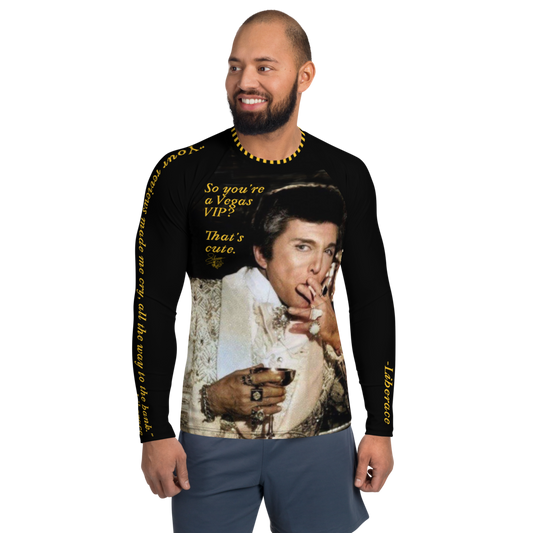 Liberace Vegas VIP men's long sleeve rasher shirt