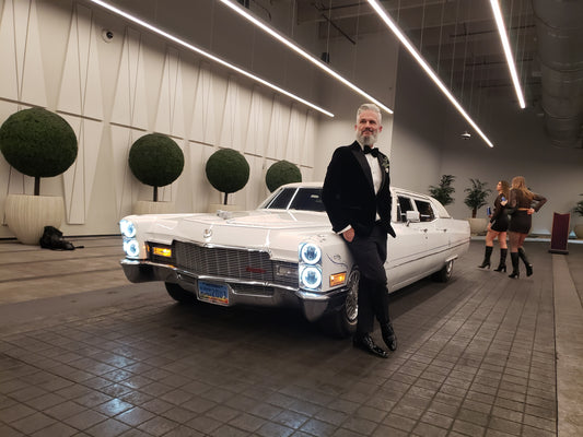 1968 Cadillac Presidential Limo Hourly Rental Car Handler and Photoshoot Support