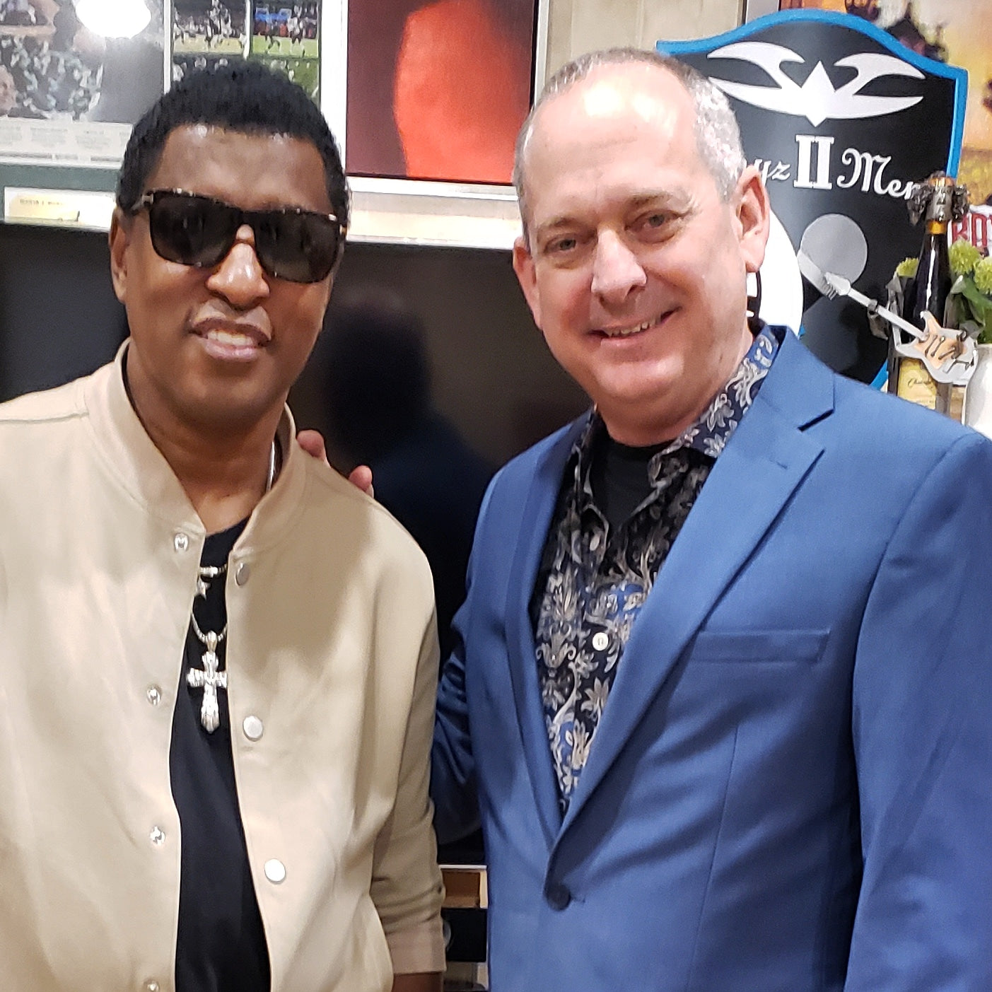 Kenny Babyface Edmonds and Jonathan Warren