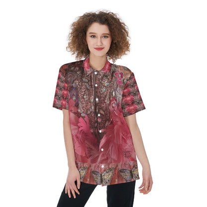 Liberace Radio City Costume Print Blouse