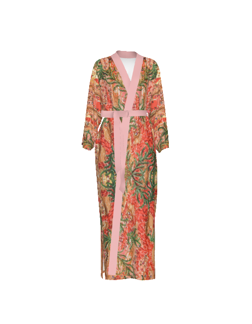 Liberace Robe Liberace King Neptune Women's Kimono Satin Robe – Liberace Museum Store ...