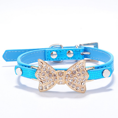 Bling Bowtie Dog Collar