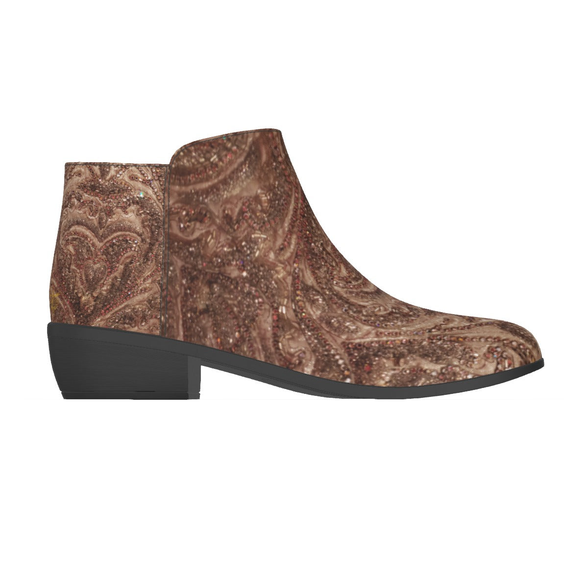 Liberace Costume Print Men's Boots