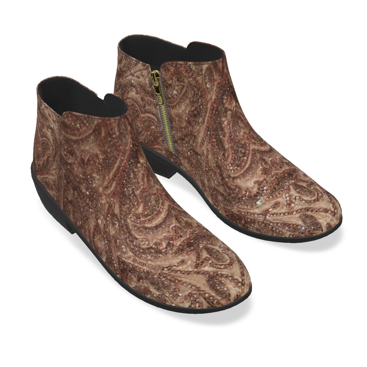 Liberace Costume Print Men's Boots