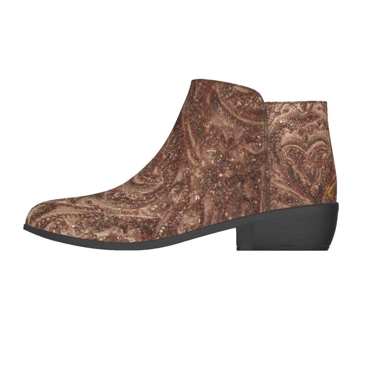 Liberace Costume Print Men's Boots