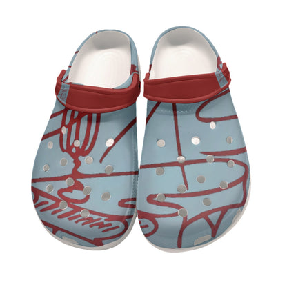 Liberace Piano Signature Logo Women's Clogs