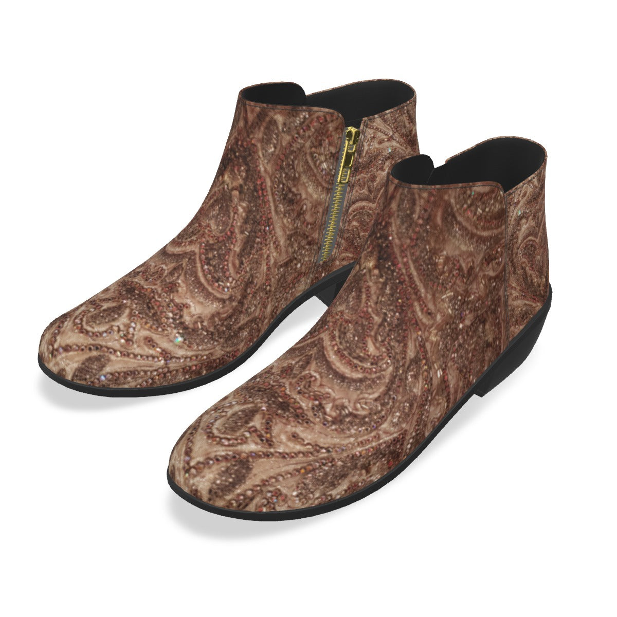 Liberace Costume Print Men's Boots