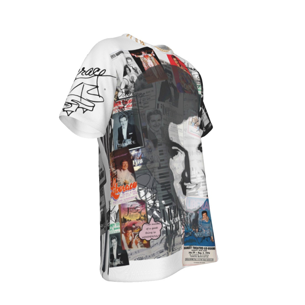 Liberace Collage Men's T-shirt
