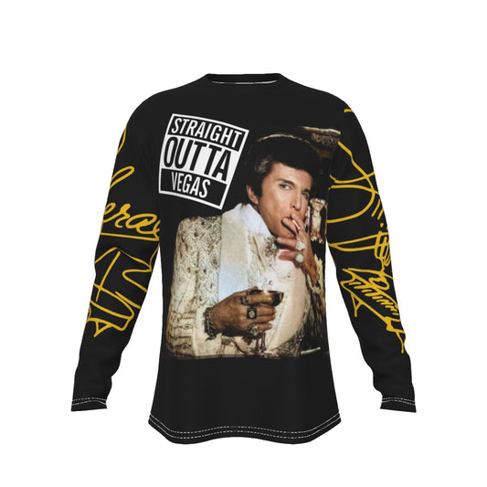 Straight Outta Vegas Liberace long sleeve rasher shirt
