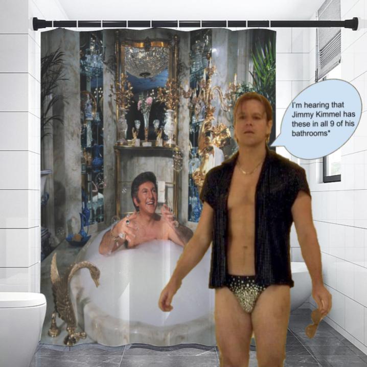 Liberace Bathtub Print Shower Curtain